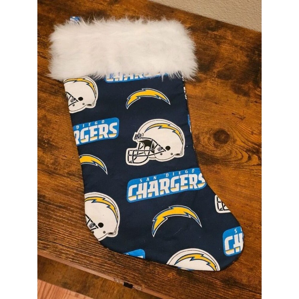 Retro San Diego Chargers Holiday Stocking